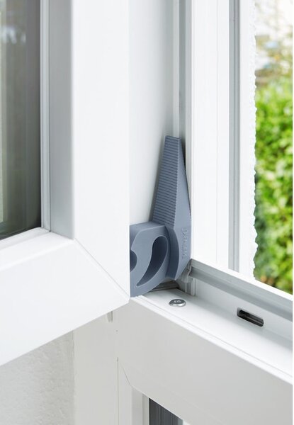 Szaroniebieski stoper do drzwi i okien Wenko Multi-STOP®