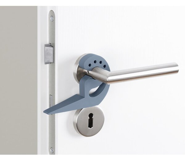 Szaroniebieski stoper do drzwi i okien Wenko Multi-STOP®