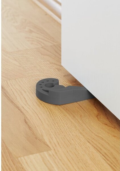 Ciemnoszary stoper do drzwi i okien Wenko Multi-STOP®
