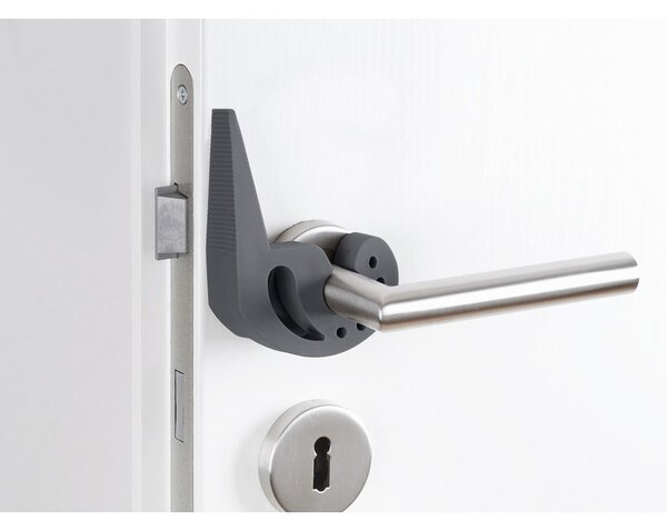 Ciemnoszary stoper do drzwi i okien Wenko Multi-STOP®