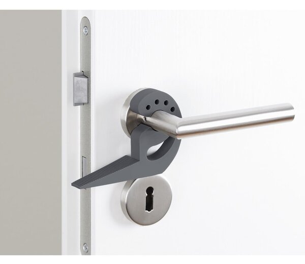 Ciemnoszary stoper do drzwi i okien Wenko Multi-STOP®