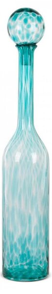 Wazon EUROFIRANY Isla 12 x 70 cm Turkusowy