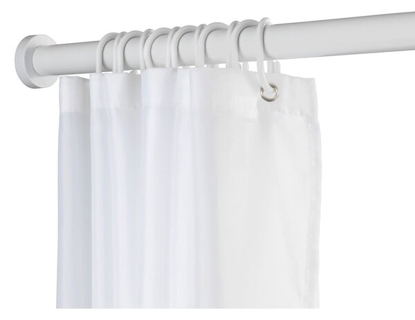 Biały drążek teleskopowy do łazienki Wenko Luz, dł. 110-185 cm