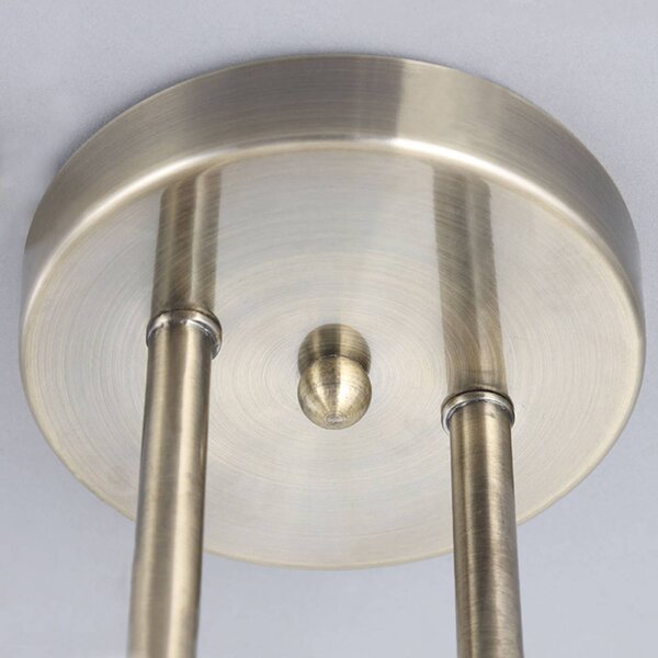Lampa sufitowa Lindby Leanda, 80 cm, 4-punktowa, metal, szkło