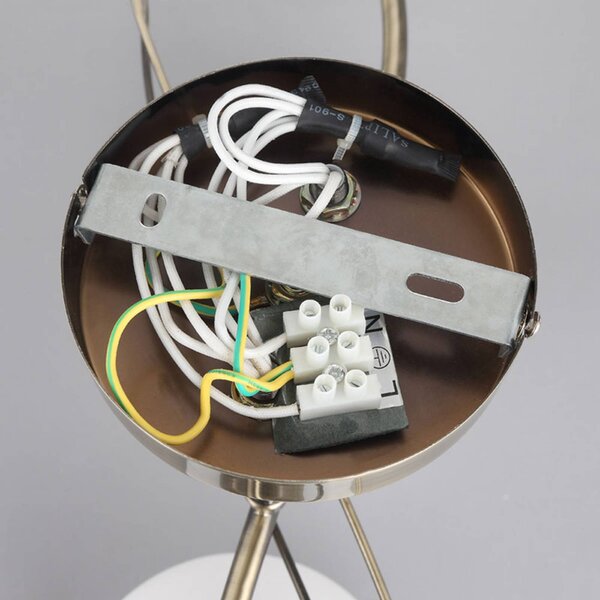 Lampa sufitowa Lindby Leanda, 80 cm, 4-punktowa, metal, szkło