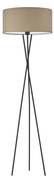 Lampa stojąca podłogowa trójnóg z abażurem walec MORIS