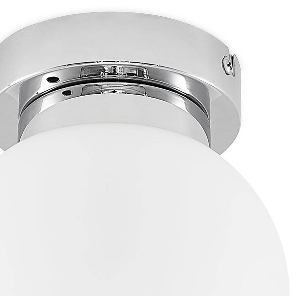 Lampa sufitowa Tavino Lindby, możliwość ściemniania, chromowy / srebrny, salon / jadalnia, metal, nowoczesny