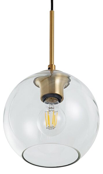 Lampa wisząca Grady Lindby, możliwość ściemniania, mosiężny / złoty, salon / jadalnia, metal, nowoczesny