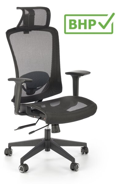 Ergonomiczne krzesło biurowe Goliat, zgodne z normą BHP