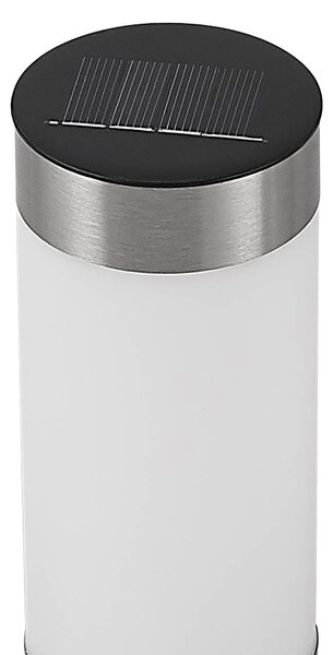 Lampa cokołowa LED Lindby, zestaw 4, szpikulec, 31 cm, IP44 Sirita Lindby, aluminiowy / szary / cynkowy, stal szlachetna, nowoczesny
