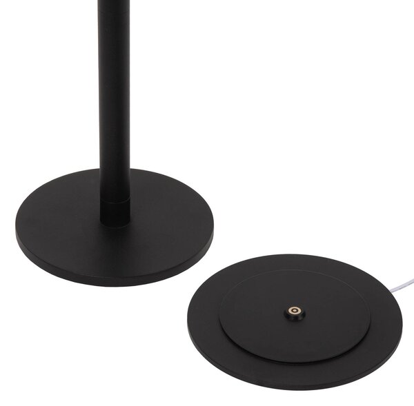Lucide Lampa stojąca LED Antrim, możliwość ściemniania, czarny, salon / jadalnia, aluminium, nowoczesny