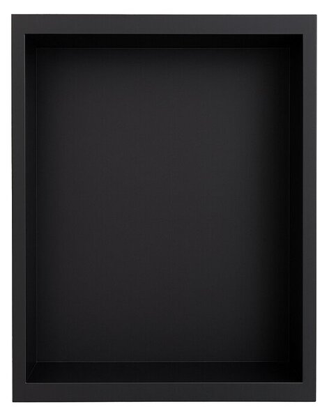 Półka łazienkowa wnękowa HYDROSAN IGA-BL-45X30X10 Czarny mat 45x30x10 cm