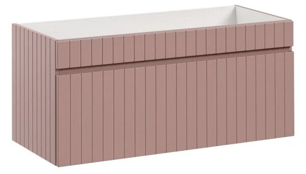 Szafka pod umywalkę nablatową ICONIC ROSE 82 100cm różowa