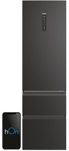 Lodówka HAIER HTW5620DNPT 3D No Frost 205cm Czarna