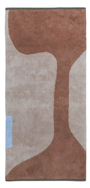 Ceglasto-beżowy bawełniany chodnik odpowiedni do prania 70x150 cm Figura – Mette Ditmer Denmark