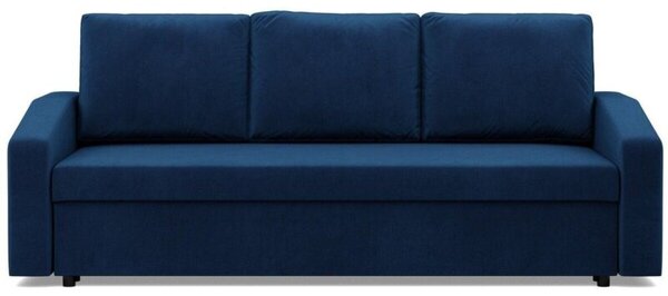 Kanapa rozkÅadana, BLOM, velvet, 220x92x92 cm, granatowy | TYLETEGOTU