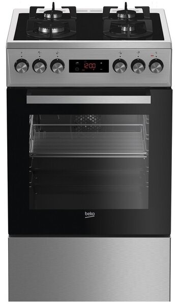 Kuchnia BEKO FSMT55330DXDS Pieczenie 3D Rożen Grill Termoobieg Czyszczenie parą