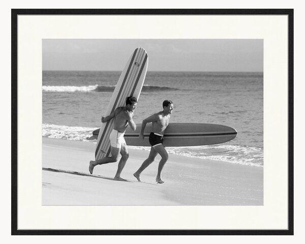 Oprawiony druk cyfrowy Surf Running