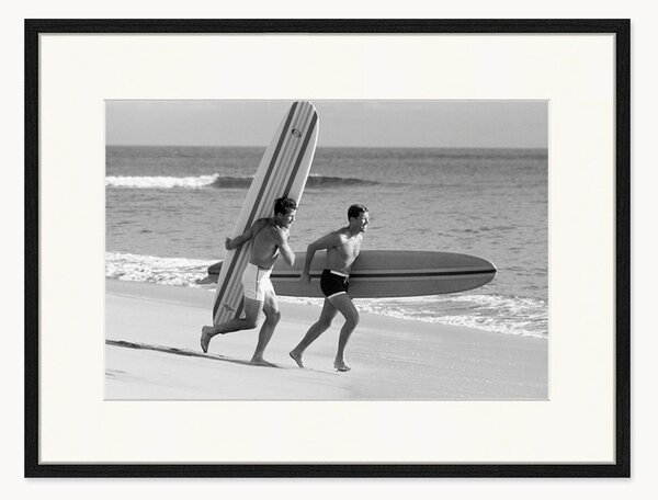 Oprawiony druk cyfrowy Surf Running