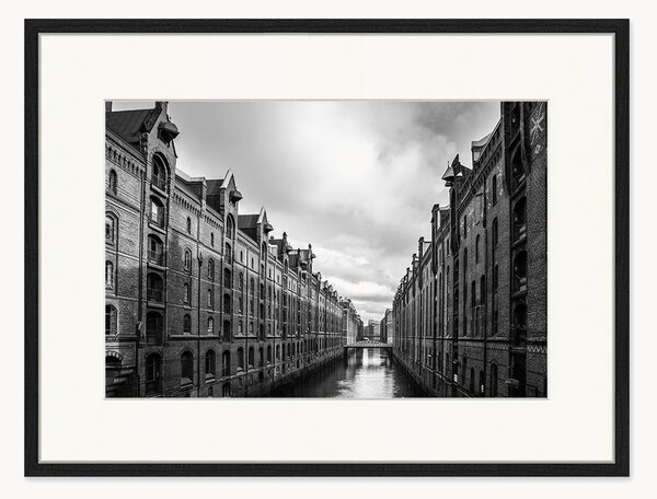 Oprawiony druk cyfrowy Speicherstadt Hamburg