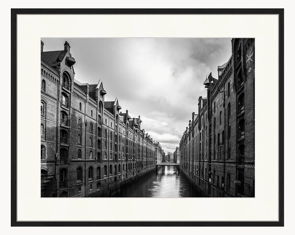 Oprawiony druk cyfrowy Speicherstadt Hamburg