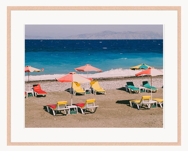 Oprawiony druk cyfrowy California Beach