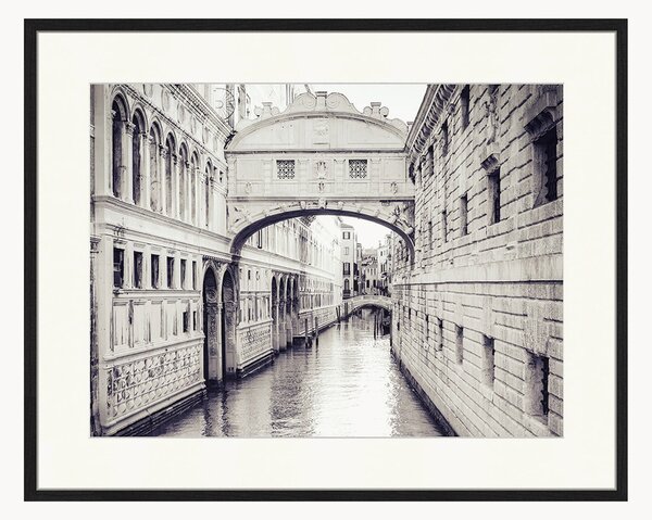 Oprawiony druk cyfrowy Bridge Of Sighs In Venice
