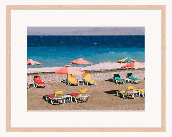 Oprawiony druk cyfrowy California Beach