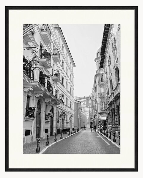 Oprawiony druk cyfrowy Streets And Houses In Monaco