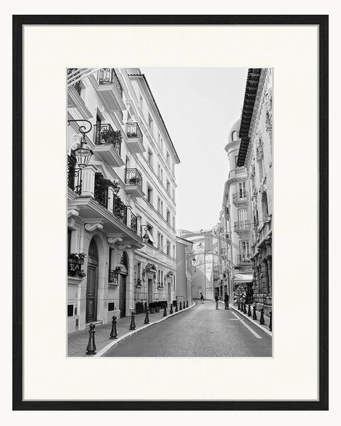 Oprawiony druk cyfrowy Streets And Houses In Monaco