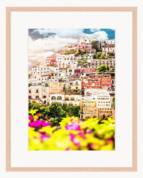 Oprawiony druk cyfrowy View Of Positano