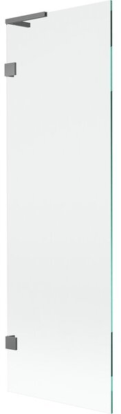 Mexen Lunar L parawan nawannowy 1-skrzydłowy 60 x 150 cm, transparent, gun metal - 897L-060-000-95-00