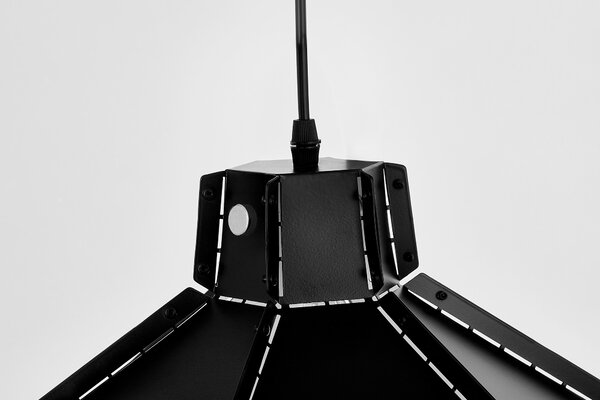 LAMPA SUFITOWA WISZĄCA LOFT CZARNA CONA W1