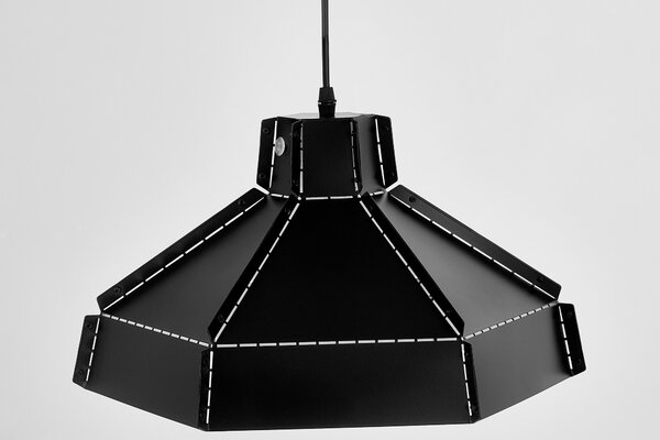 LAMPA SUFITOWA WISZĄCA LOFT CZARNA CONA W1