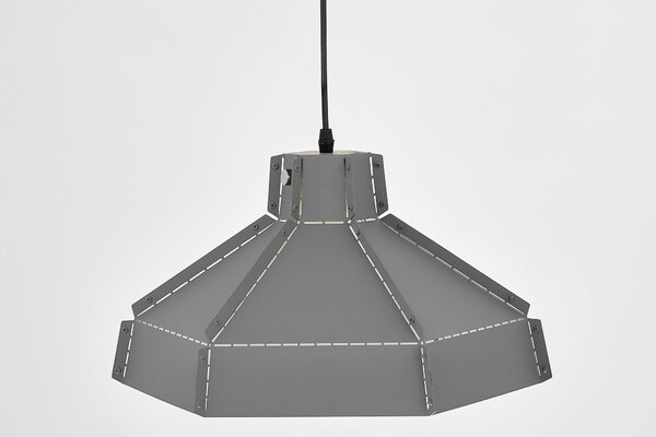 LAMPA SUFITOWA WISZĄCA LOFT SZARA CONA W1