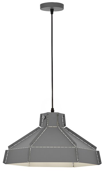 LAMPA SUFITOWA WISZĄCA LOFT SZARA CONA W1