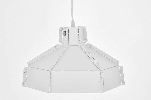 LAMPA SUFITOWA WISZĄCA LOFT BIAŁA DONA W1