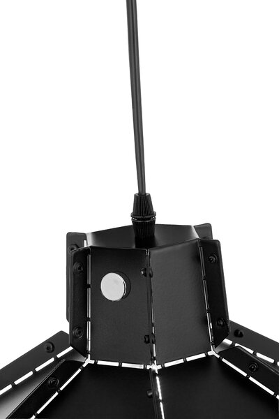 LAMPA SUFITOWA WISZĄCA LOFT CZARNA DONA W1
