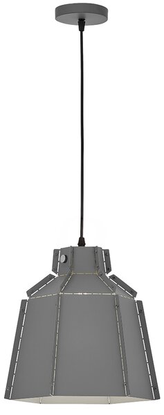 LAMPA SUFITOWA WISZĄCA LOFT SZARA MONA W1