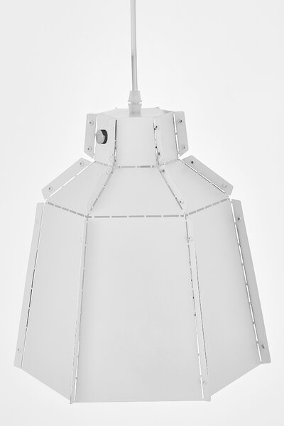 LAMPA SUFITOWA WISZĄCA LOFT BIAŁA MONA W1