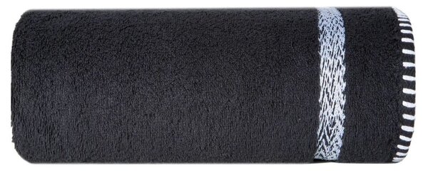 Ręcznik Viera (02) 70 x 140 cm Czarny
