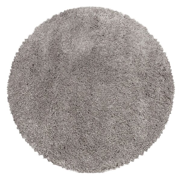 Jasnobrązowy okrągły dywan ø 80 cm Fluffy – Ayyildiz Carpets
