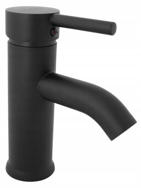 Bateria umywalkowa Estiva ANMA 17 Black czarna 17 cm 1 szt