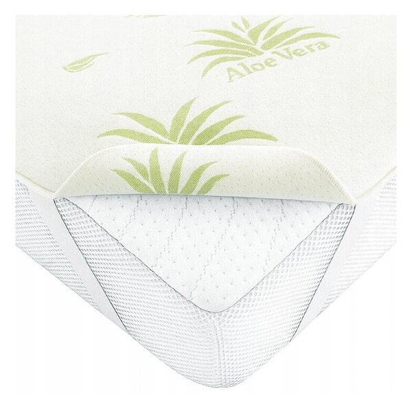 Ochraniacz na Materac 220x200 ALOES Antyalergiczny Pikowany z Gumkami | Polski Produkt PREMIUM