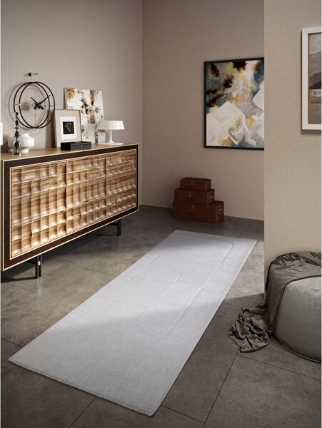 Kremowy wełniany chodnik tkany ręcznie 80x250 cm Charlotte – Villeroy&Boch