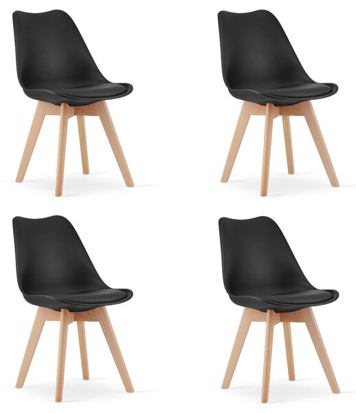 Krzesło MARK Czarne x 4