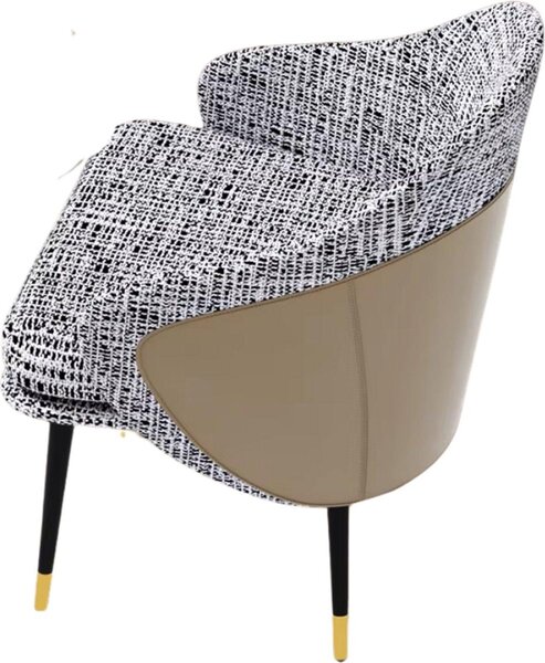Nowoczesne krzesa do jadalni Milano - Zestaw 2 sztuk - Pianka o wysokiej gstoci - Eleganckie krzeso do kuchni lub restauracji - Lounge - Khaki