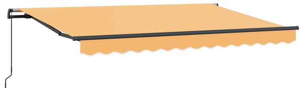 Markiza zwijana piaskowy 300 x 250 cm Poliester i Stal