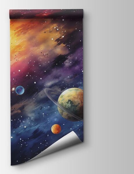 Fototapeta Planety na niebie z planetami, Fototapety Kosmos, Popularne Fototapety, w01798 - Tapeko.pl