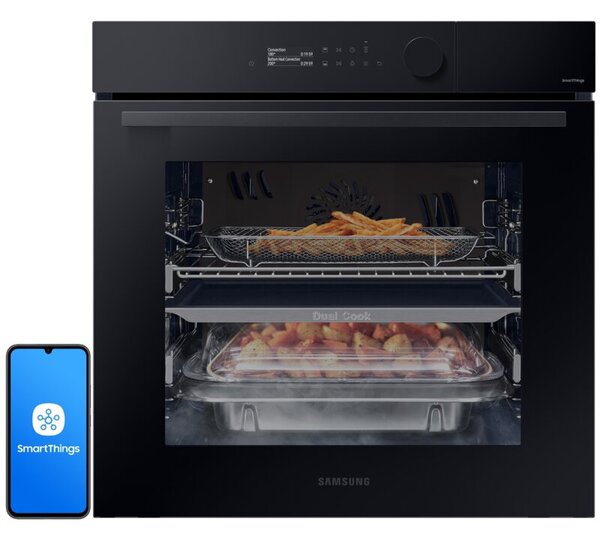 Piekarnik SAMSUNG NV7B5685BAK U2 Dual Cook Elektryczny parowy Czarny A+